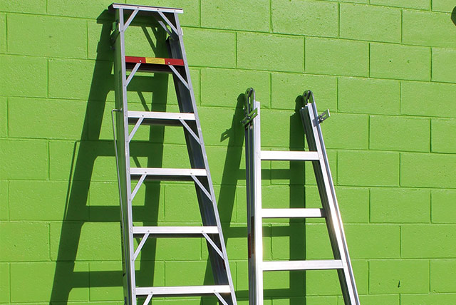 Leitern und Tritten